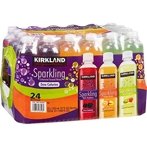 Kirkland Signature Flavored Sparkling Water Variety Club Pack - 24 ct. (17