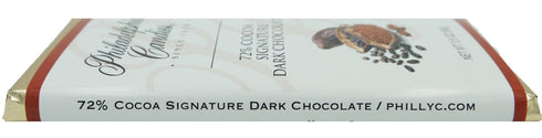 72% 3.5-Ounce Package Philadelphia Candies Signature Dark Chocolate For Wine Cocoa