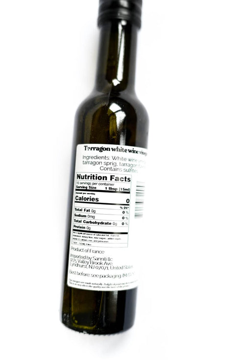 8.5 oz (Pack 2) Sanniti French Tarragon White Wine Vinegar, fl