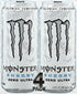 16 oz, 4 Pack Monster Energy, Zero Ultra, fl
