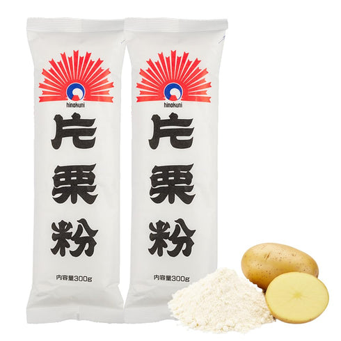 Hinokuni 2 Packs Potato Starch, Japanese Katakuriko Flour, 300g (10.6 oz), All Natural