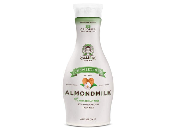 Califia Farms Unsweetened Almond Milk, 48 Fluid Ounce -- 6 per case.