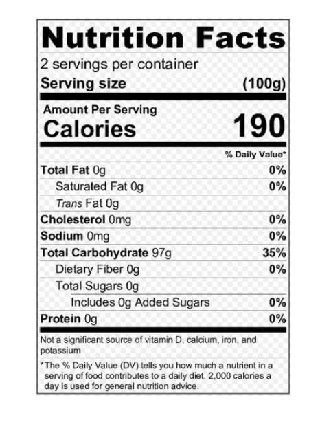 Fancy Sweets LLC 7oz Precooked Isomalt, Clear Cubes, by Fancy Sweets