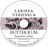 Larissa Veronica Butter Rum Sumatra Coffee (Single Serve K-Cup Pods) (Gourmet, Naturally Flavored, Whole
