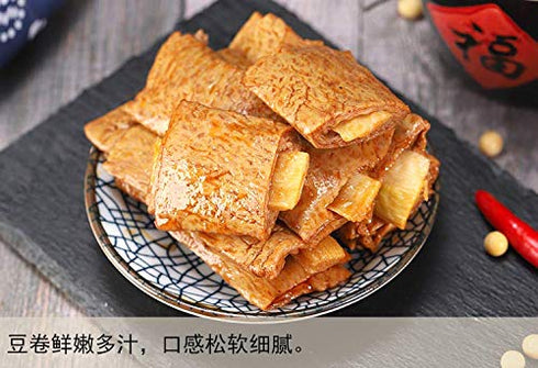 250g 250 Mushroomstorm Spicy Dried Tofu with Bamboo Shipping from California, U.S.