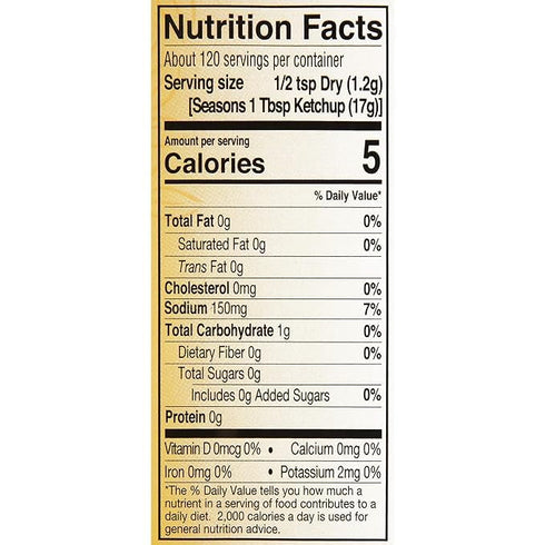5 oz Packet Pack 6) Mrs. Wages Ketchup Mix, Easy-To-Use, Enhance Your Tomatoes, Makes Ketchup in Bulk, Easy To Freeze