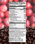 (1 Dark Chocolate Covered Cranberries - Gourmet, Antioxidant Rich Bulk Chocolate Covered Fruit Candy Bites, by Queen
