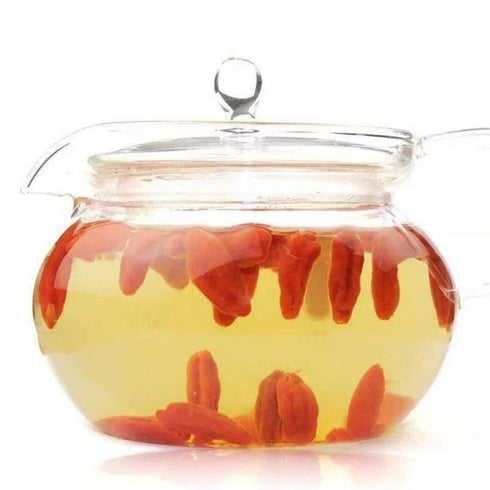 MIHUNTANG 17.63oz/500g Dried Goji Berries Whole Fruit Raw Sun-Dried Red Goji Large Berry Perfect for Tea, Smoothies