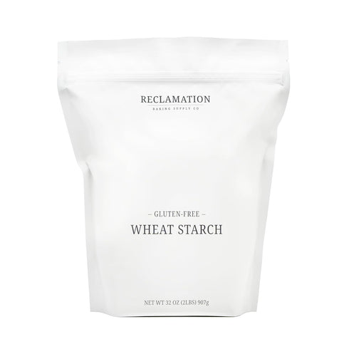 Reclamation Baking Supply Co Gluten Free Wheat Starch, 2 lb, by