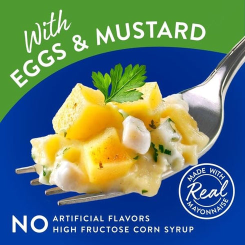Generic 48 oz Egg Mustard Potato Salad, Creamy Classic Deli Style with Tangy Mustard Dressing, Ready to Eat Side Dish