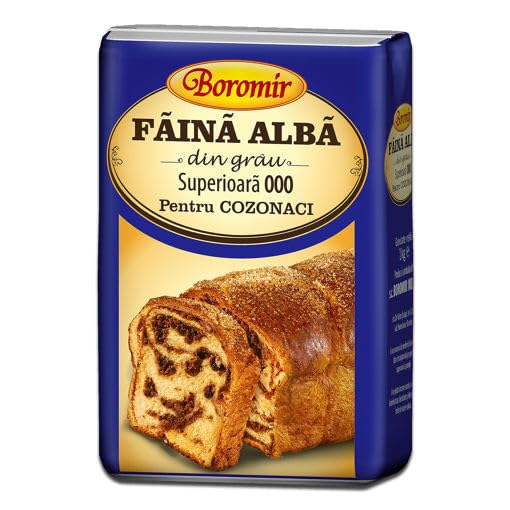 Generic Boromir Faina Alba Pentru Cozonaci 1000g (Superior white wheat flour for muffins)