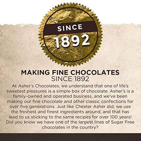 1892 (8oz, Asher's Chocolates, Window Boxed Eggs, Chocolate Covered Eggs, Large, Decorative Eggs, Spring Themed, Small