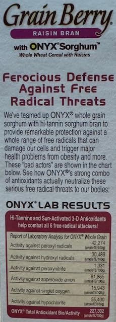 Grain Berry Raisin Bran with Onyx Sorghum