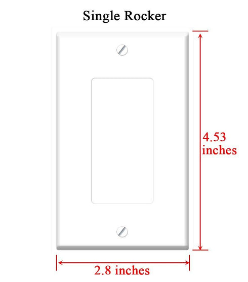 Yuatuwaw Switch Plate Single Rocker/GFCI - Sauce Mustard Mayonnaise Healthy Eating Delicious