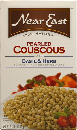 Near East Pearled Couscous Mix Basil and Herb -- 5 oz -