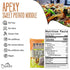 APEXY 100% 10.58oz Sweet Potato Glass Noodles Straight Cut, Japchae Noodles, Korean Vermicelli Pasta, Fat-free