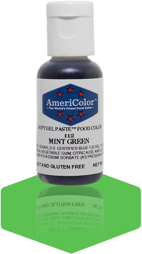 Americolor Soft Gel Paste Food Color, Mint Green, 0.75 Ounce