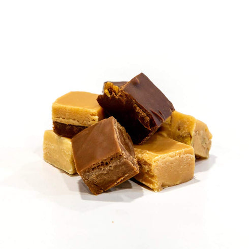 8oz. Nuts to You Smooth and Creamy Chocolate Peanut Butter Kettle Fudge | Fresh Gourmet Candy | Decadent and Delicious