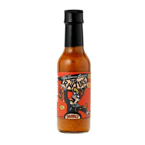 TorchBearer Sauces The Rapture Trinidad Scorpion Pepper Hot Sauce, 5 fl oz, Deadly Hot, All Natural