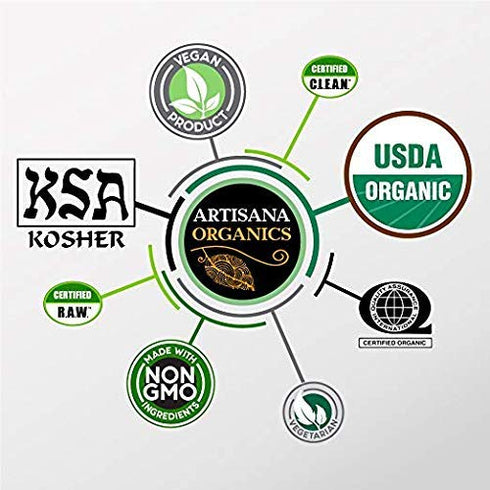 9oz Artisana Organics Raw Walnut Butter with Cashews | No Sugar Added, Just Two Ingredients - Vegan, Paleo, and Non