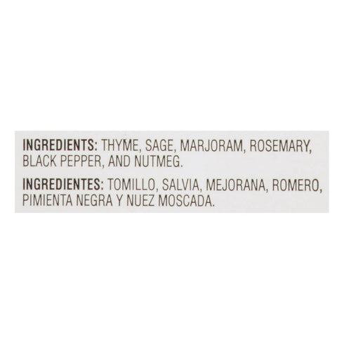 McCormick Culinary Poultry Seasoning, 12 oz - 12 Ounce Container of No MSG Poultry Spice for Chicken and Turkey