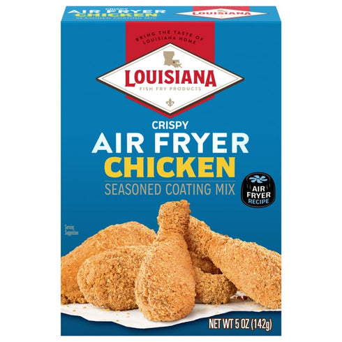 Louisiana Fish Fry, Air Fryer Chicken Coating Mix, 5 oz (Pack of