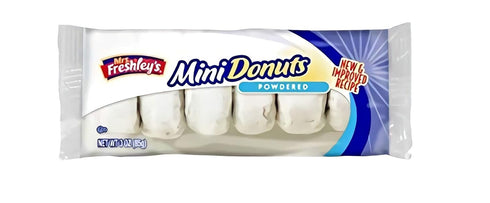 Mrs. Freshley's Pack 12 Donut Variety Assortment, Chocolate Frosted, Crunch, and Powdered Sugar