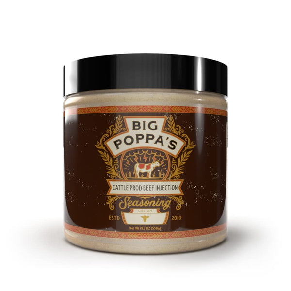 Big Poppas Cattle Prod Beef Injection Competition-Tuned BBQ Brisket Injection for Juicy,