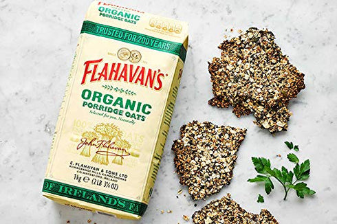 100% 200 2.2 Lbs (1kg) Flahavan's Organic Porridge Oats | Wholegrain Rolled Oats | Trusted For Over Years | Product