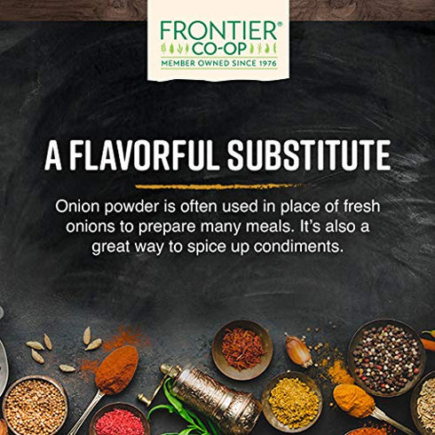 Frontier Co-op Organic White Onion Powder, 6.14oz