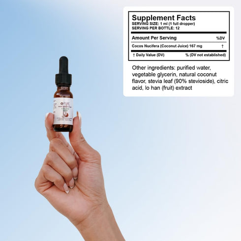 Immunity -12 Pure Inventions - Coconut Water, Lemon Lime & Watermelon Water Infusion Drops - Antioxidants, Vitamin C
