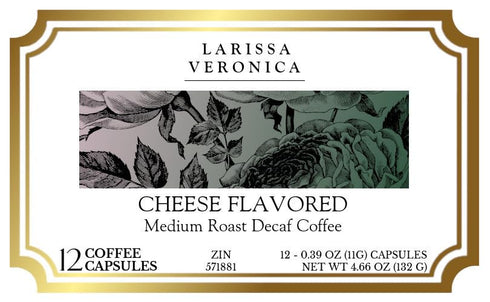 Larissa Veronica (12 571881) 2 Pack Cheese Flavored Medium Roast Decaf Coffee (Single Serve K-Cup Pods) (Gourmet