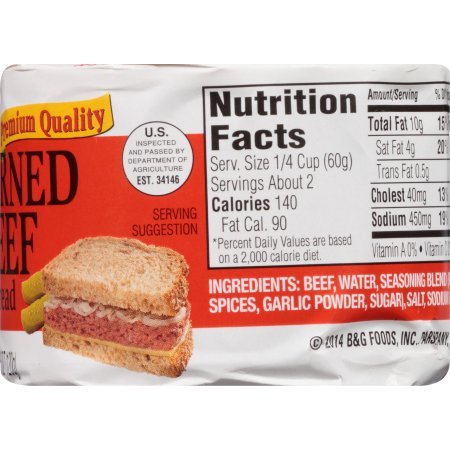 Underwood 4.25 oz. Pack 3 Corned Beef Spread Can