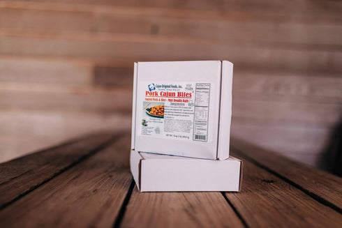 Cajun Original Foods 26 (1 lb). ~0.6 oz Frozen Pork Sausage Boudin Balls, Avg ct Cajun Battered Boudin Sausage Bites