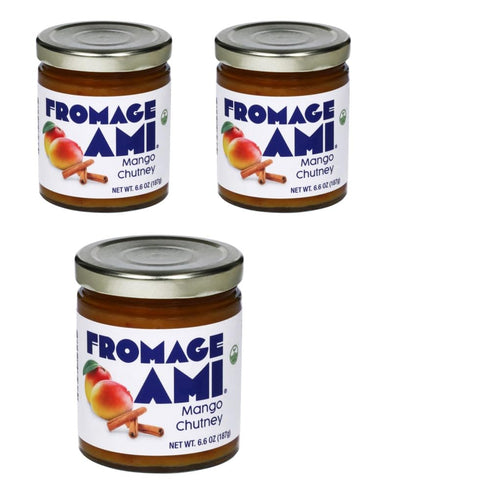 Fromage Ami Spreads, 6.6 oz, 3 Pack (6.6 oz, Mango Chutney)
