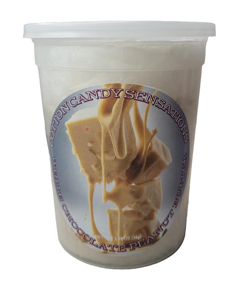 Cotton Candy Sensations White Chocolate Peanut Butter Gourmet Cotton Candy -