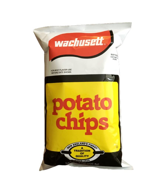 Wachusett Potato Chips, Family Size 8-ounce Bags (3 Pack)