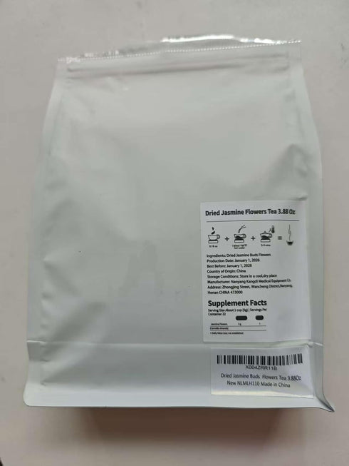 3.88Oz/110g NASLAPH Dried Jasmine Flowers, Jasmine Flowers, Jasmine Buds Loose Leaf with Fresh, Sweet Taste