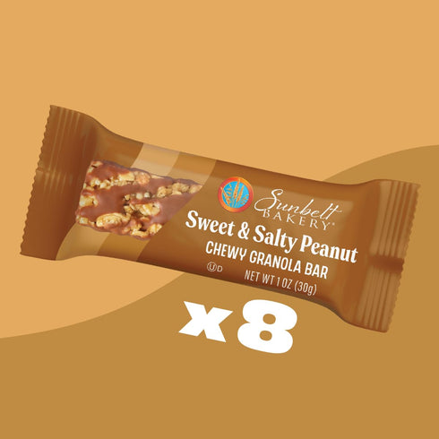 8-1.0 OZ Sunbelt Bakery Peanut Sweet & Salty Chewy Granola Bars, Bars