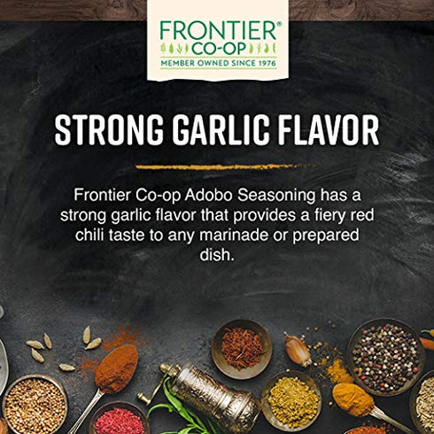 Frontier Co-op Adobo Seasoning, Certified Organic, Kosher - 1 lb Bulk Bag