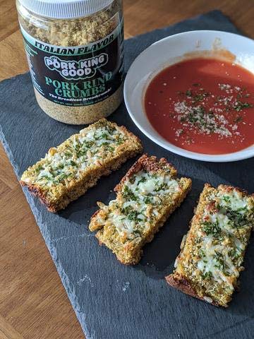0 Pork King Good Italian Pork Rind Crumbs (Low Carb Keto Diet)! Perfect For Ketogenic, Paleo, Gluten-Free, Sugar Free