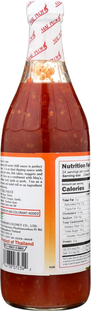 MAE PLOY SWEET CHILI SAUCE, 32 oz, Pack of 2