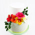 5 Count Global Sugar Art Tropical Hibiscus Sugar Flowers for Cakes Large Gumpaste Hawaiian Cake Toppers, Assorted