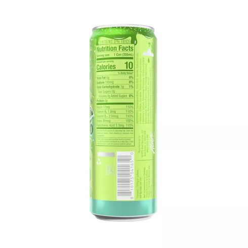 Generic 12 oz (6 Pack) Alani Lime Slush Energy Drink, Sugar Free, Low Calorie Energy Drinks - fl Cans