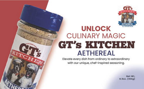GT's Kitchen 6.5 oz GTs Kitchen All-Purpose Seasoning Blend Savory Meat & Vegetable Spice Great for Chicken, Beef