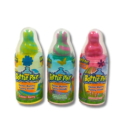 20 Easter Baby Bottle Pops Candy Variety Strawberry, Strawberry Watermelon & Easter Berry Case of | Basket Treats