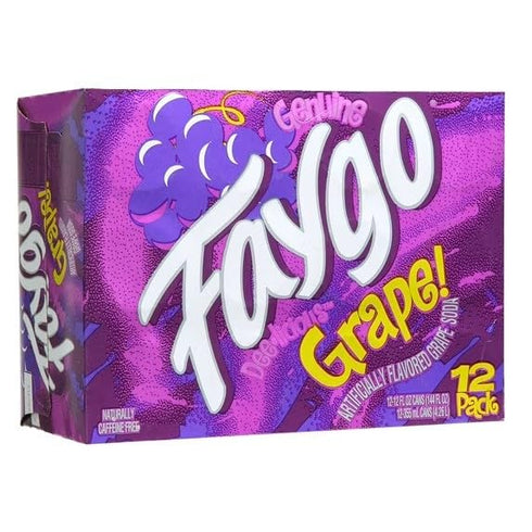 Generic 24 Pack 12-oz. Faygoo - Grape Soda - of Cans