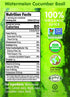 8.45oz (6 Pack) 100% 6/27/2026 Wonder Melon Organic Watermelon Juice with Cucumber & Basil, Juice, Cold Pressed, Best