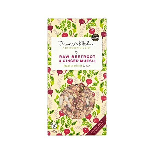 Primrose's Kitchen Raw Beetroot & Ginger Muesli 400g - Pack of 2