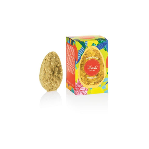 Venchi - Salted Pistachio Mignon Chocolate Egg, 2.47 Oz, with Coarse Grains